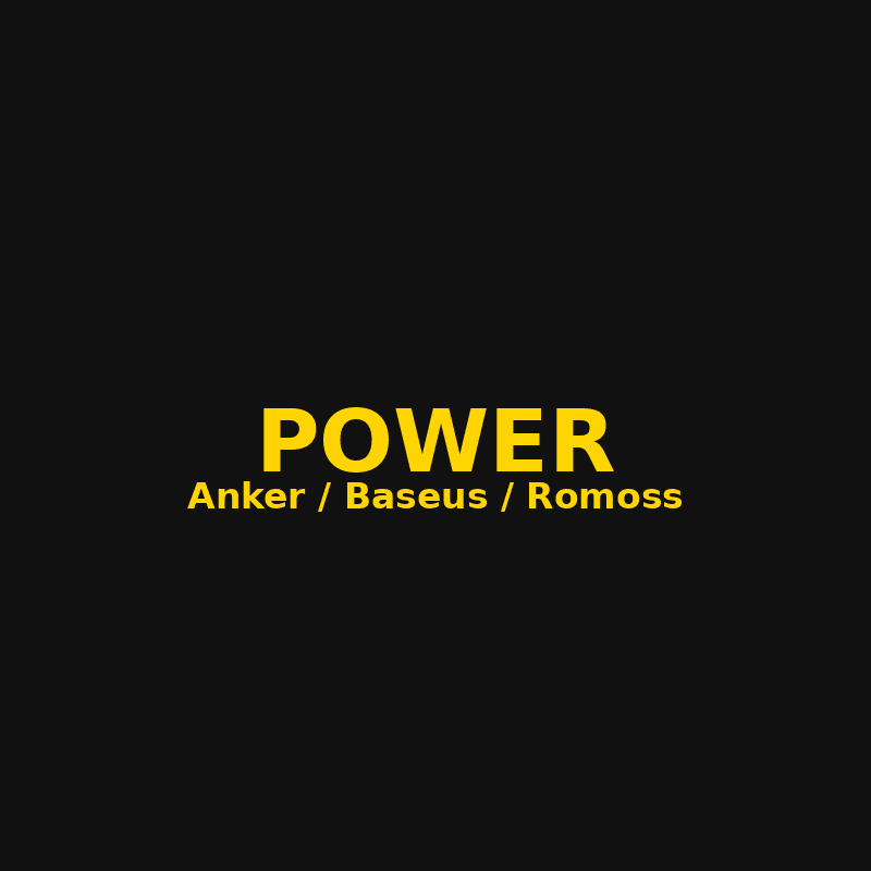 Power banks and chargers at A2Z