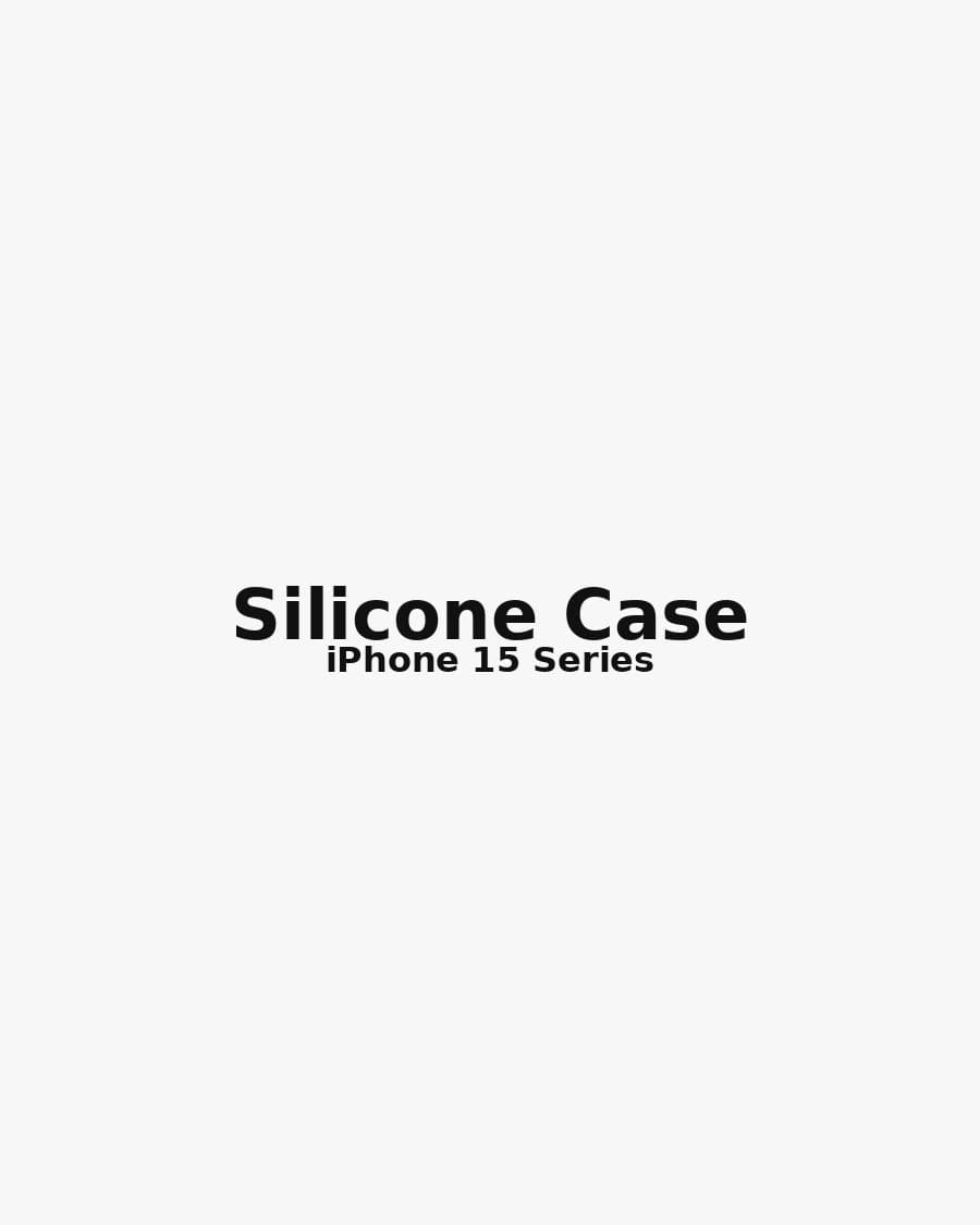 Silicone Case — iPhone 15 Series